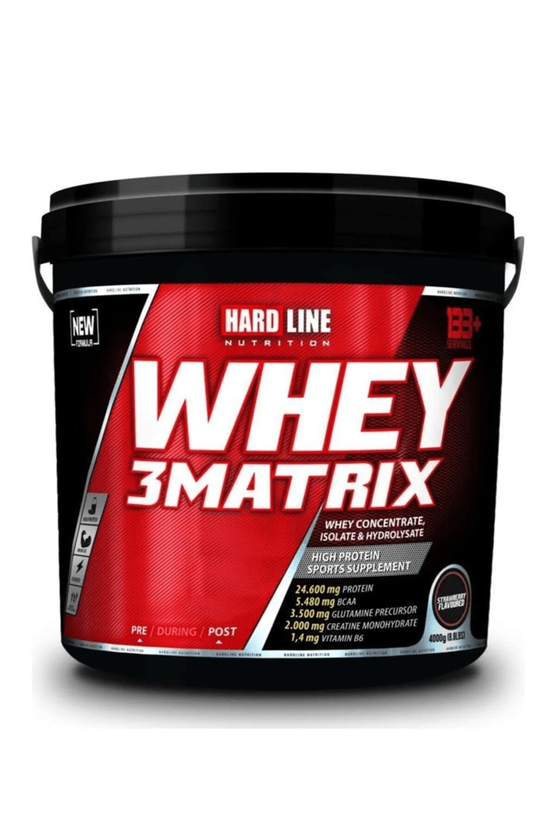 Hardline Whey 3MATRIX Çilekli 4000 gr