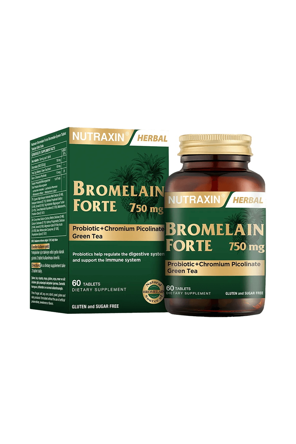 Nutraxin Bromelain Forte 60 Tablet