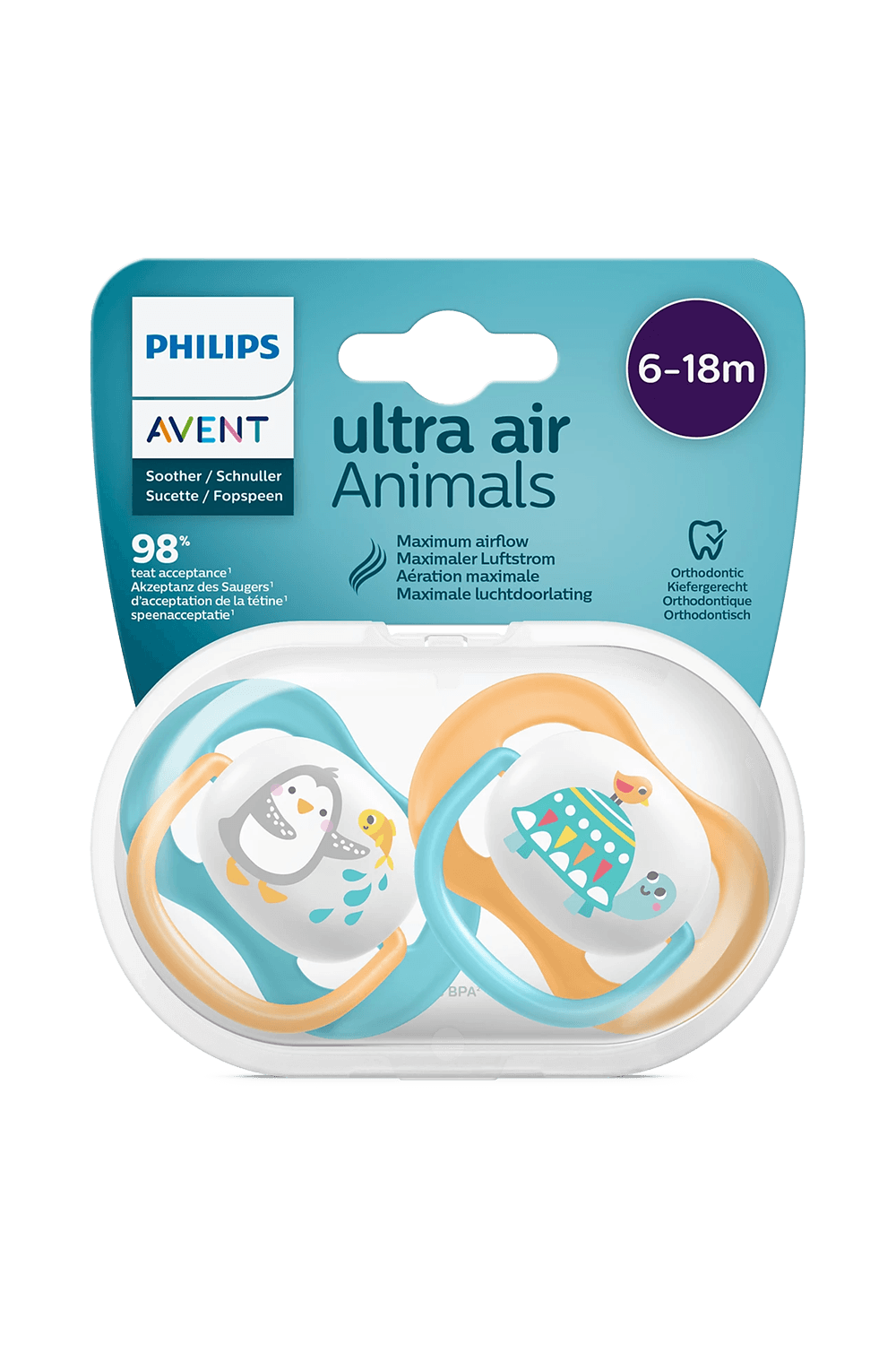 Philips Avent SCF080/07 Ultra Air Emzik 6-18 Ay Erkek