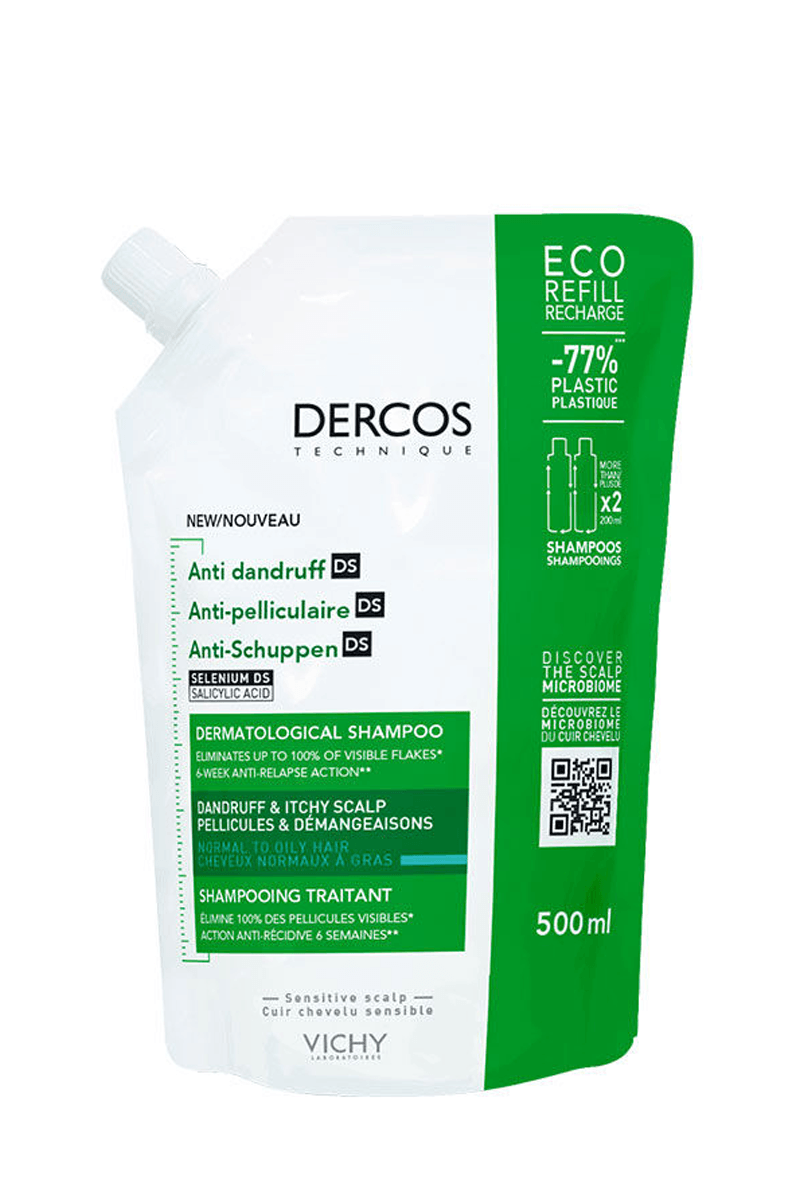 Vichy Dercos Anti Dandruff Kepek Karşıtı Şampuan 500 ml - Normal ve Yağlı Saçlar