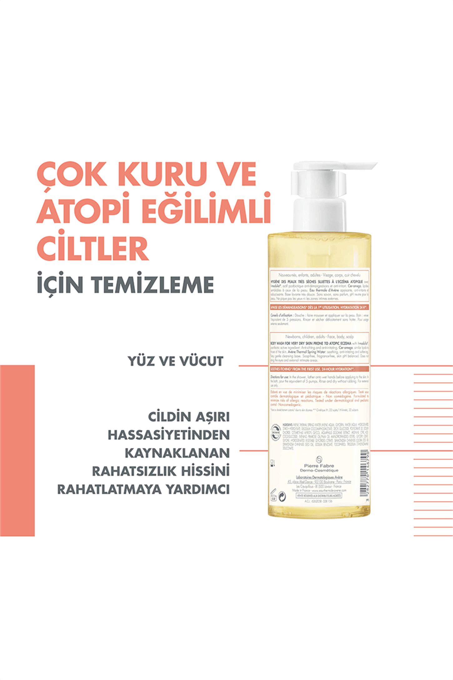 Avene Xeracalm A.D. Huile Lavante 100 ml