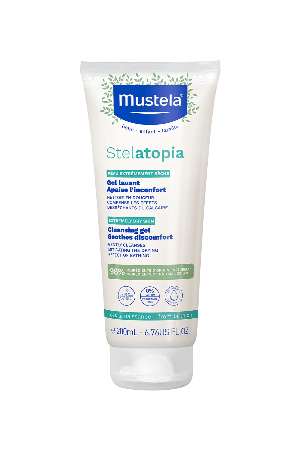 Mustela Stelatopia Cleansing Gel 200 ml