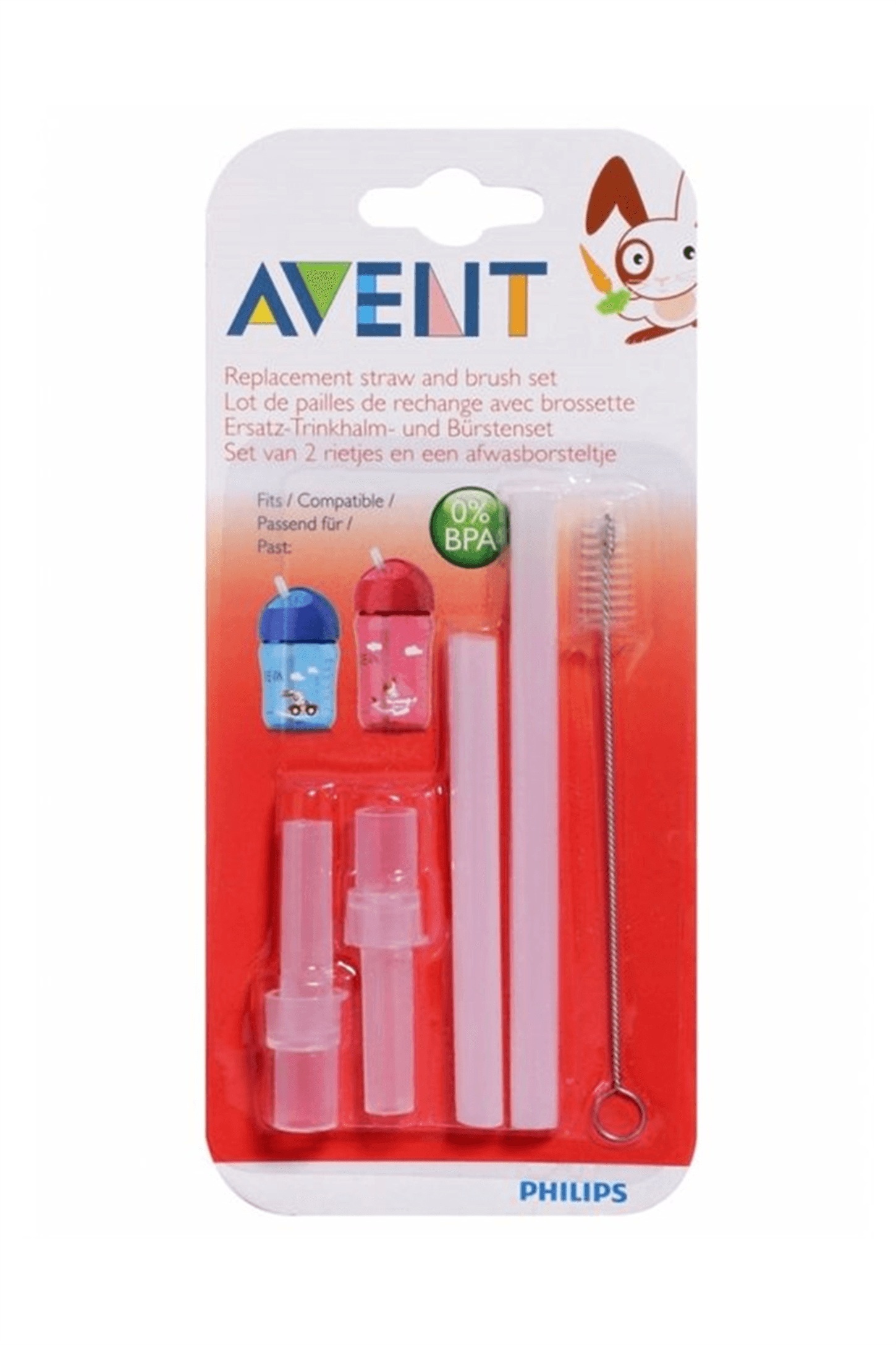 Philips Avent SCF 764/00 Temizleme fırçalı yedek silikon pipetler