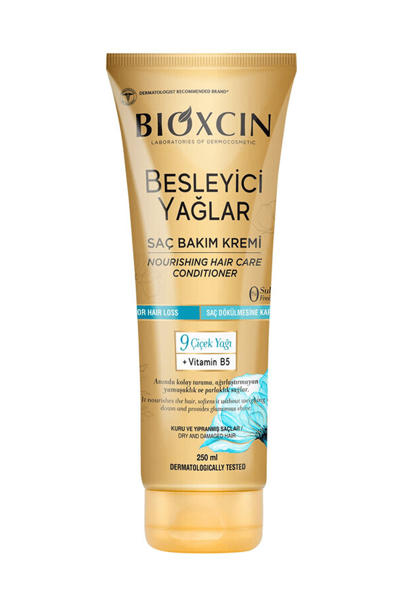 Bioxcin Besleyici Yağlar Saç Bakım Kremi (Kuru ve Yıpranmış Saçlar) 250 ml