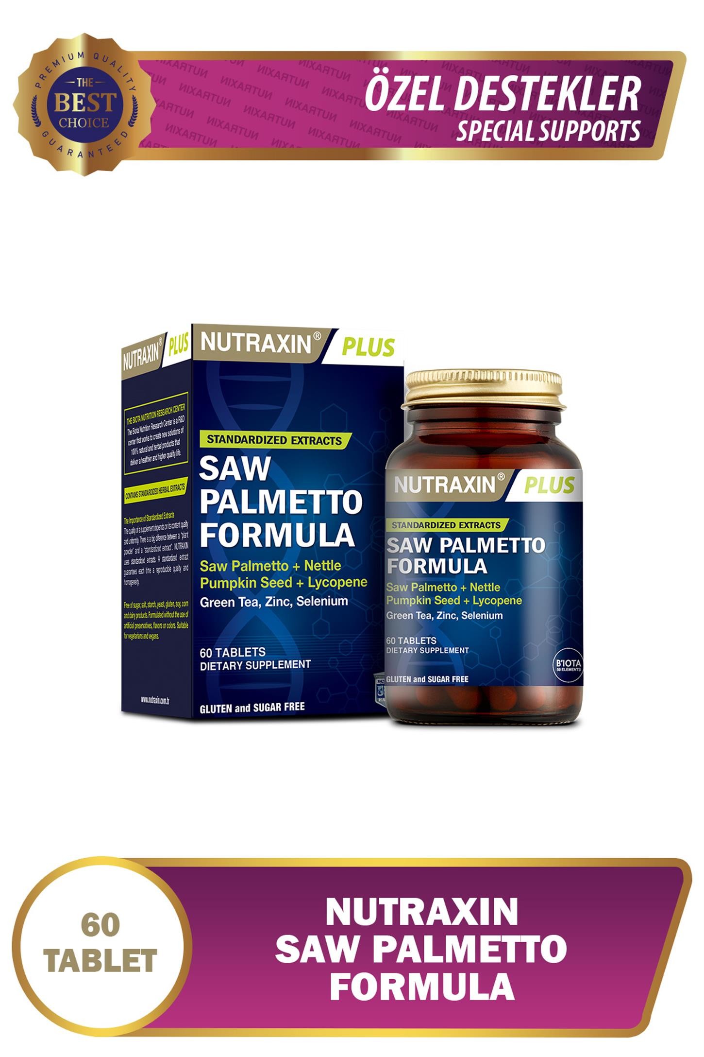 Nutraxin Saw Palmetto Formula 60 Tablet