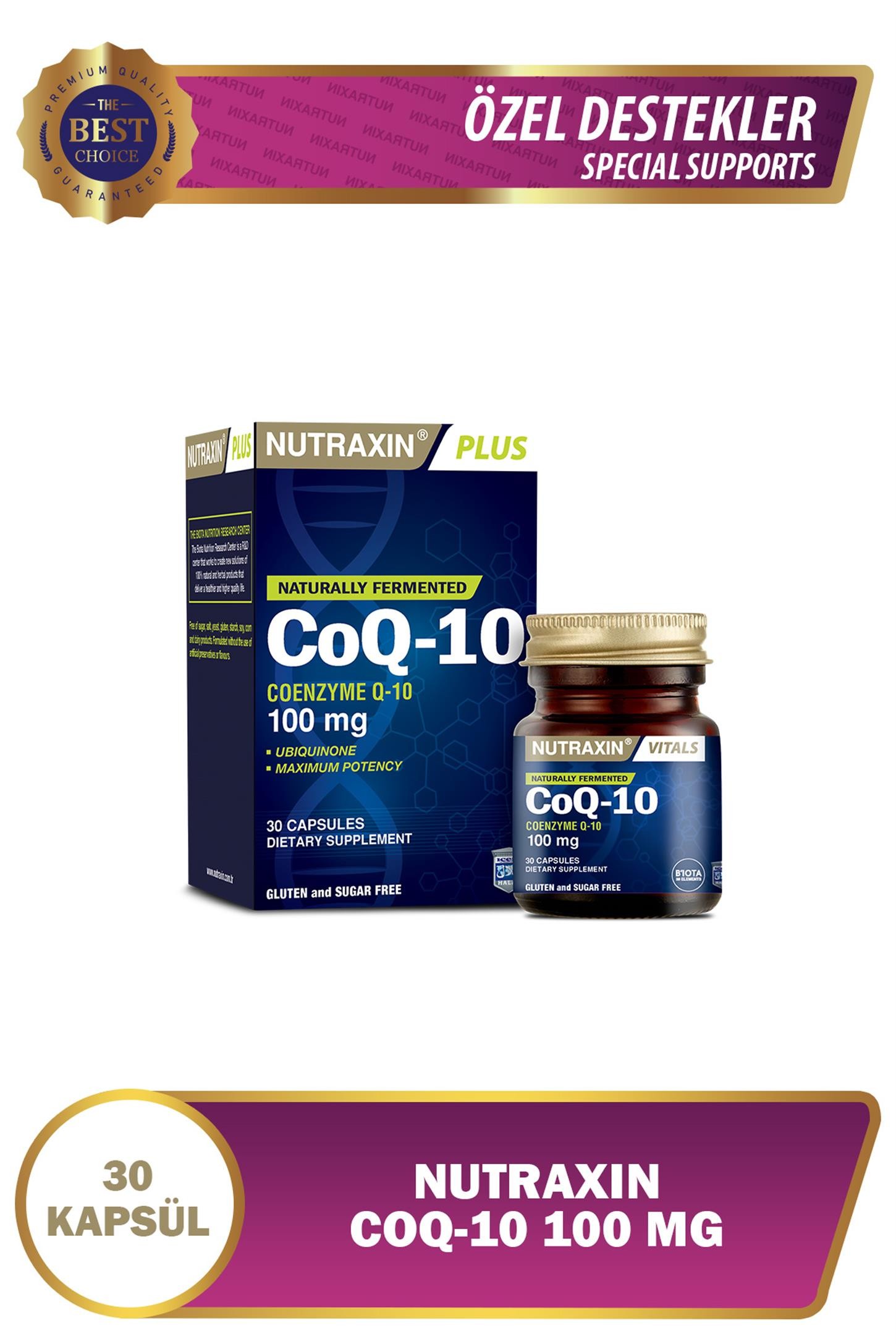 Nutraxin CoQ-10 100 mg 30 Softgel