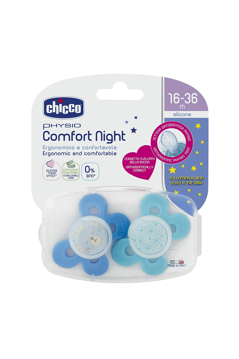 Chicco Physio Comfort Gece Parlayan 2'li (16-36 Ay) - Erkek