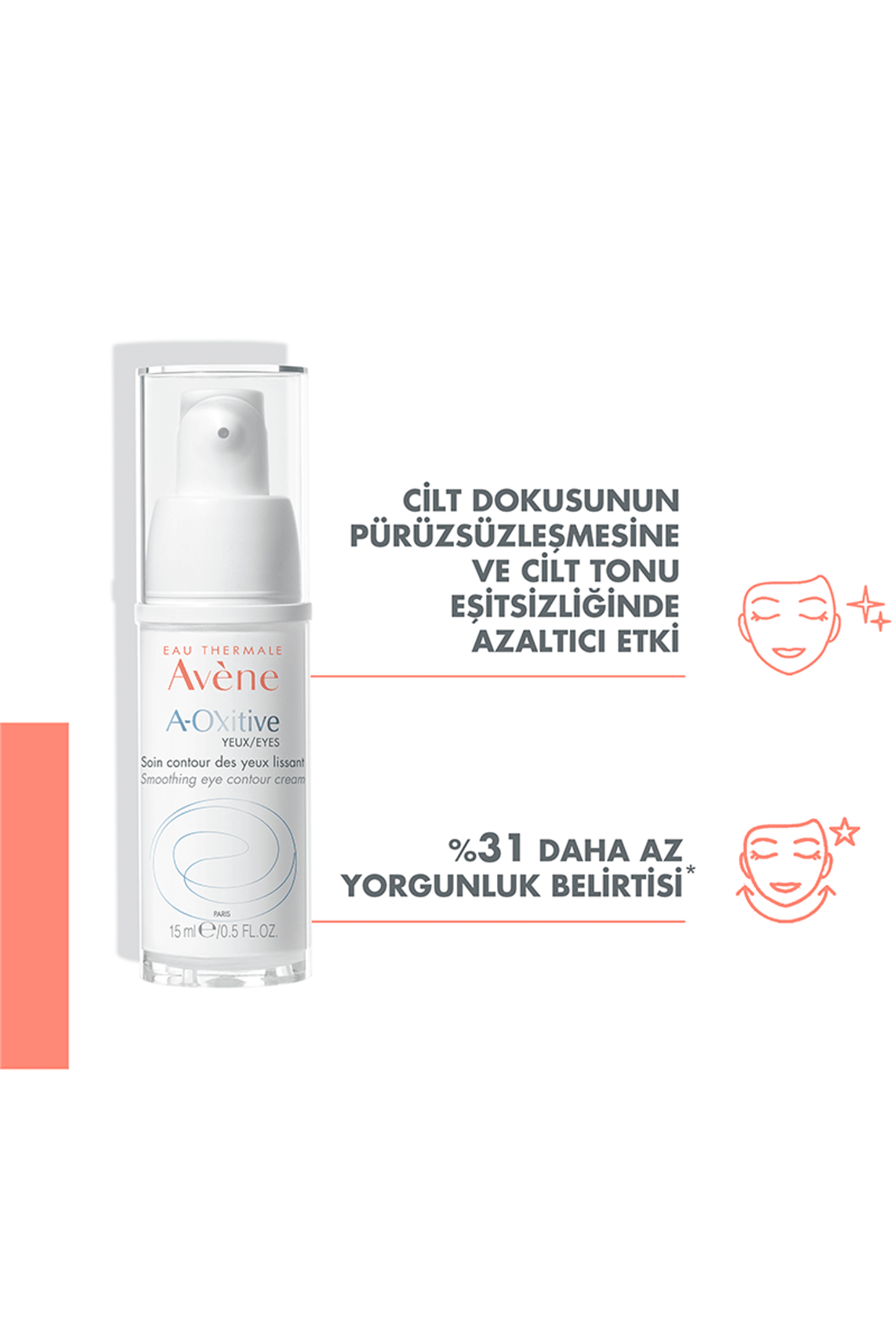 Avene A-Oxitive Yaşlanma Karşıtı Göz Çevresi Kremi 15 ml