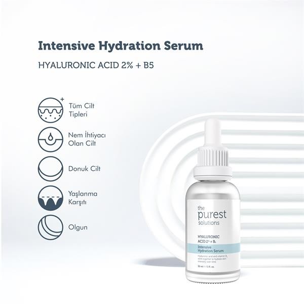 The Purest Solutions Intensive Hydration Serum Hyaluronic Acid %2 + B5