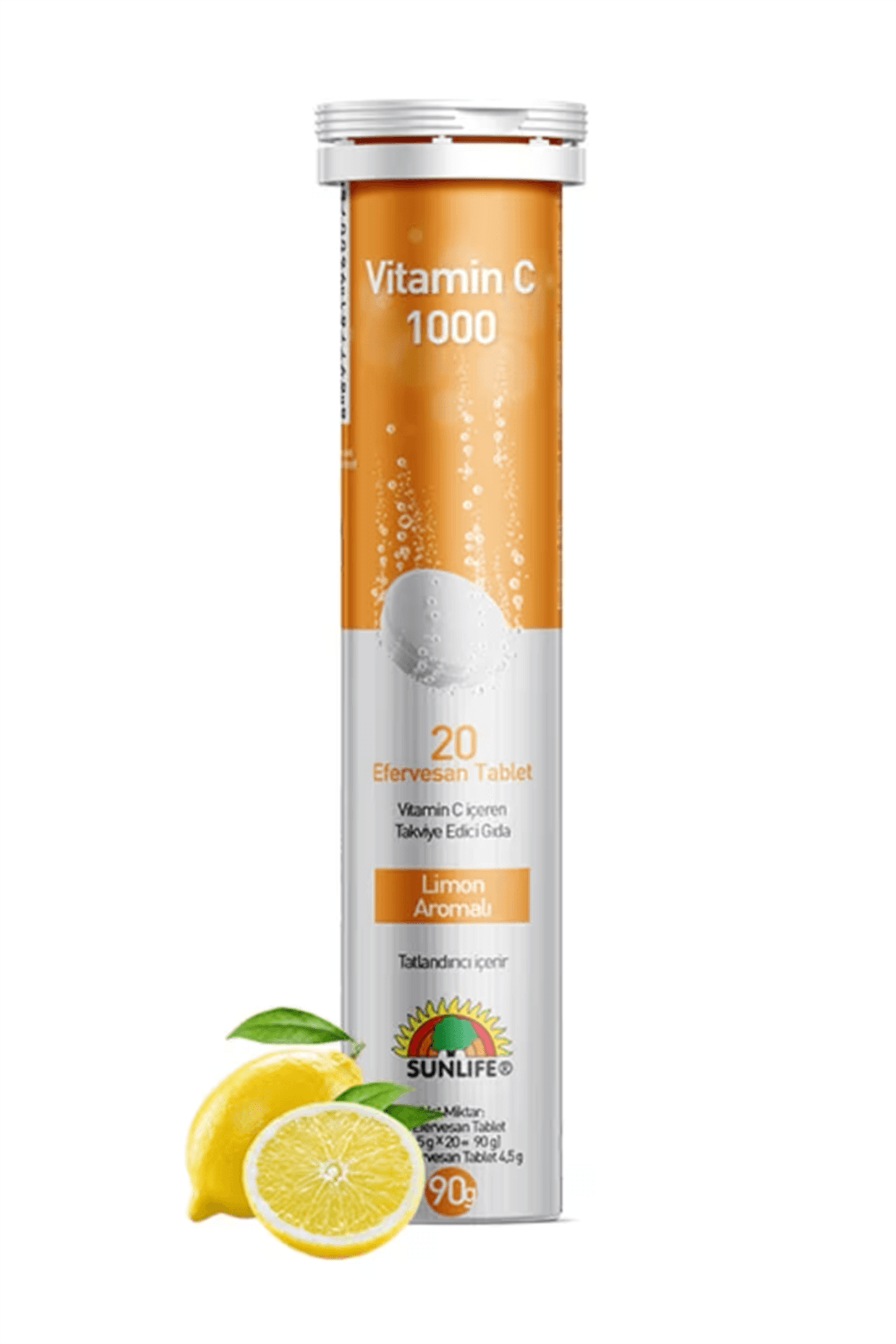 Sunlife Vitamin C 1000 mg efervesan 20 Tablet