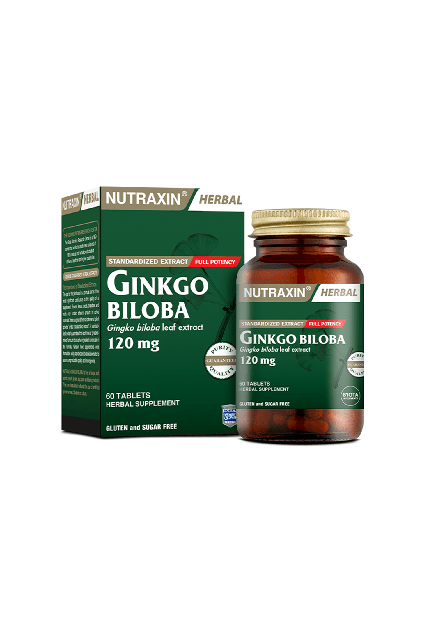 Nutraxin Ginkgo Biloba 60 Kapsül