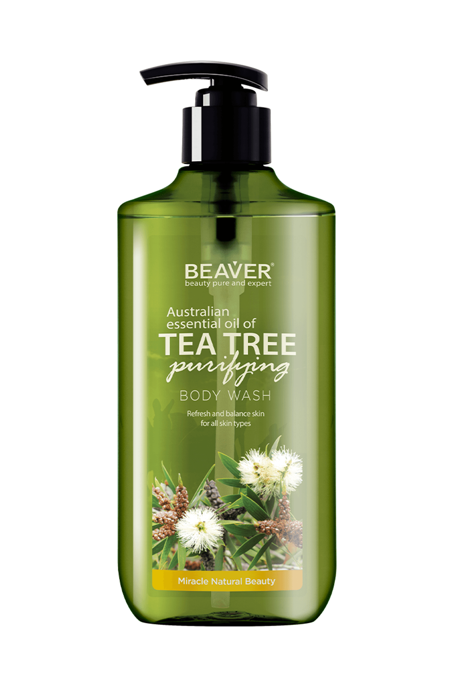 Beaver Tea Tree Body Wash 400 ml