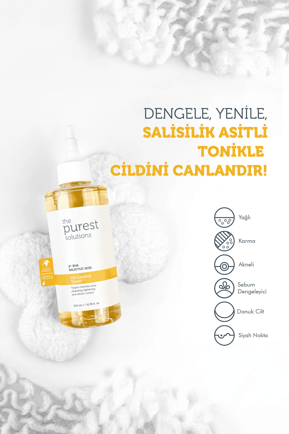 The Purest Solutions 2% BHA Salicylic Acid Oil Control Toner