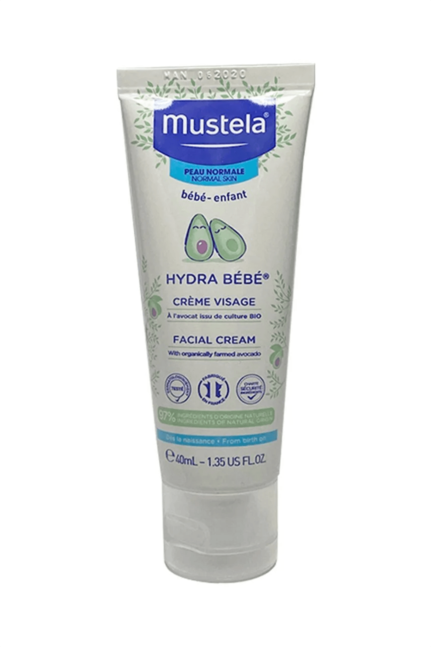 Mustela Hydra Bebe Günlük Kullanima Uygun Yüz Kremi 40 ml