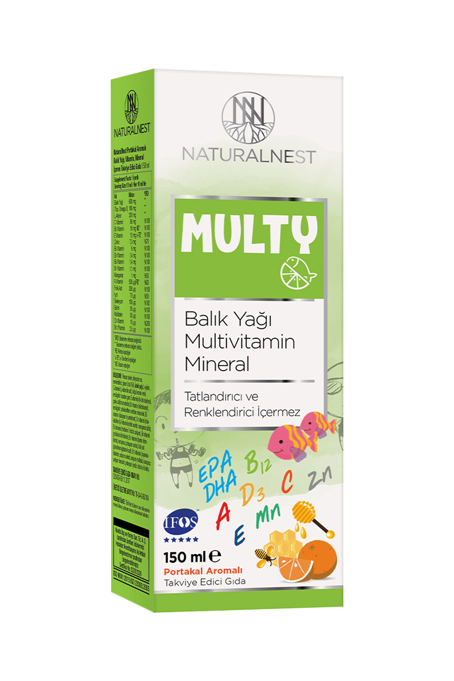 NaturalNest Multy Şurup 150 ml