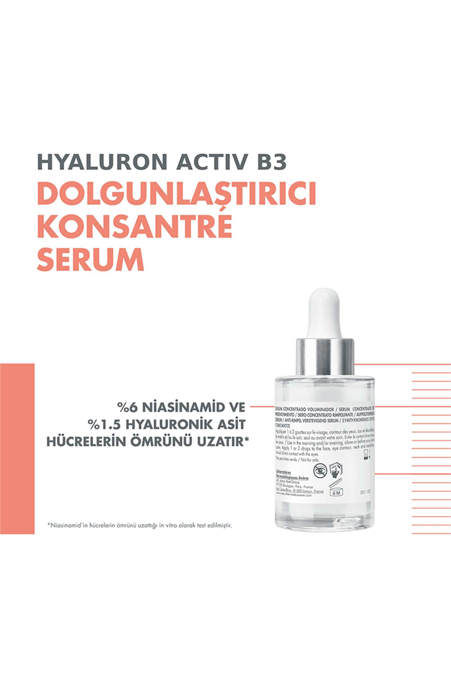 Avene Hyaluron Activ B3 Serum 30 ml