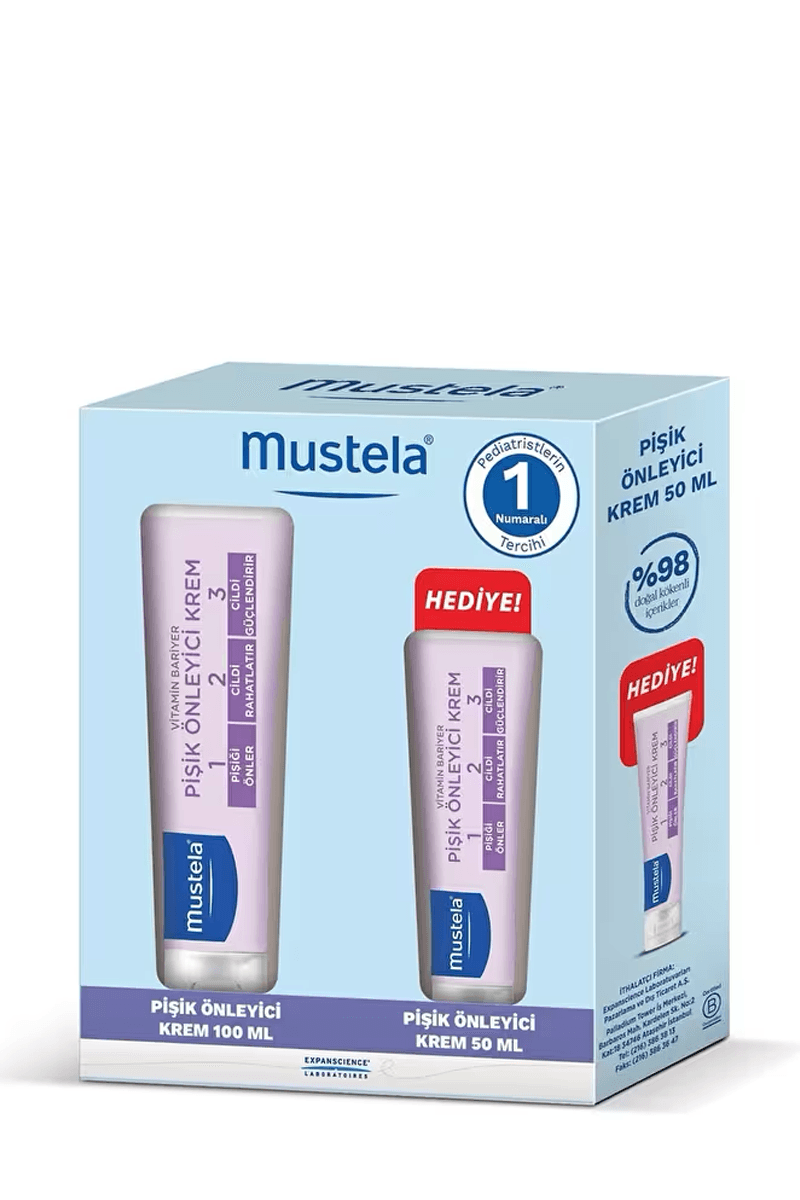 Mustela Vitamin Barrier Pişik Önleyici Krem 100 ml + 50 ml