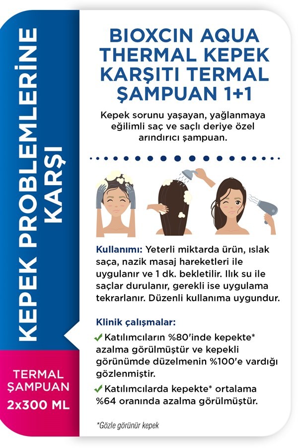 Bioxcin Aquathermal Kepek Şampuan 300 ml