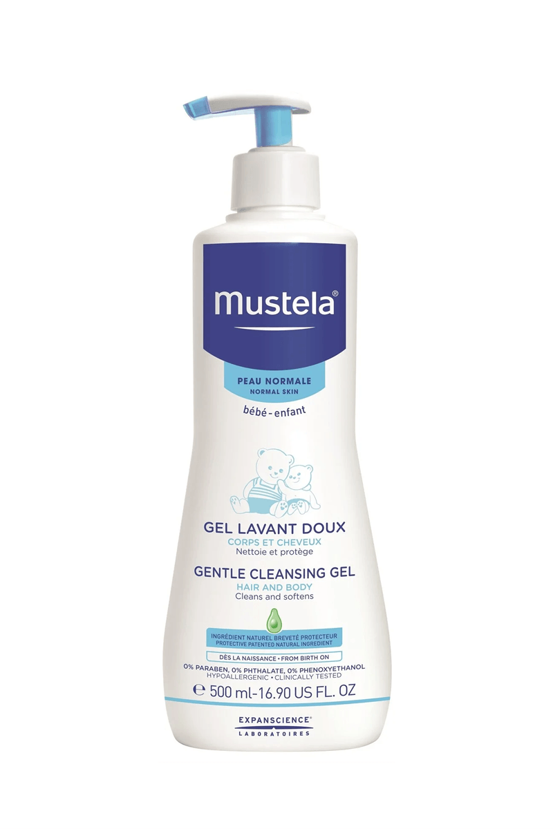 Mustela Gentle Cleansing Gel 500 ml-Bebekler İçin Saç ve Vücut Şampuanı