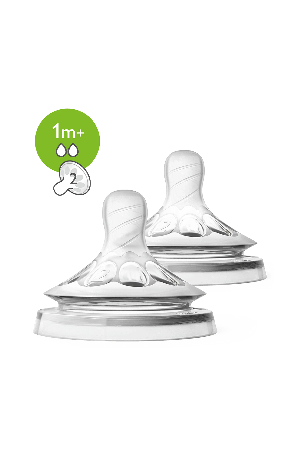 Philips Avent SCF 042/27 Natural Biberon Emziği 1 M+ 2Li