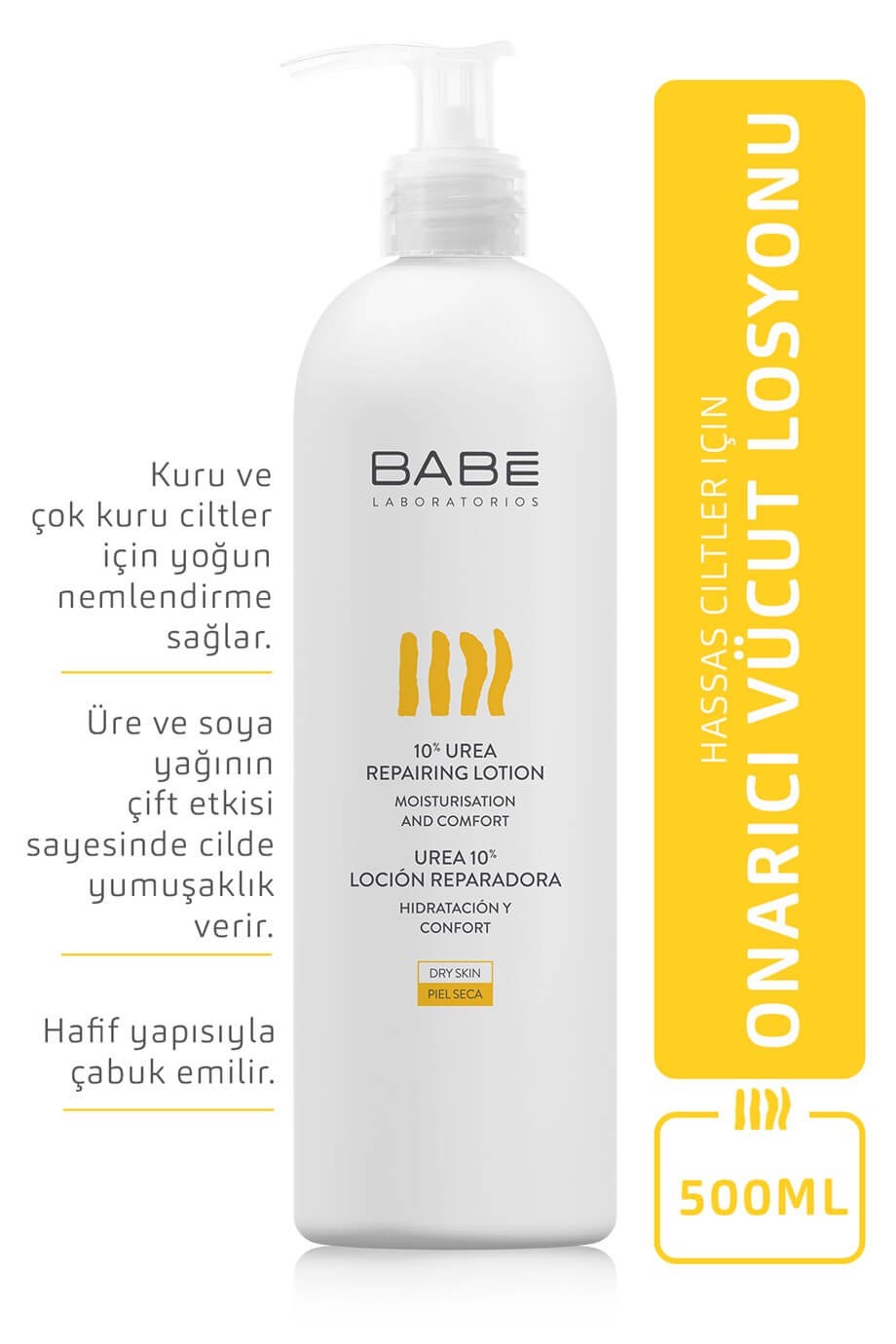 BABE %10 Üre Vücut Losyonu pH 5.0 - 500ml