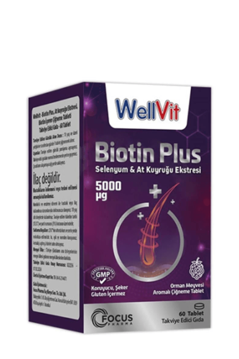 WellVit Biotin Plus 60 Tablet