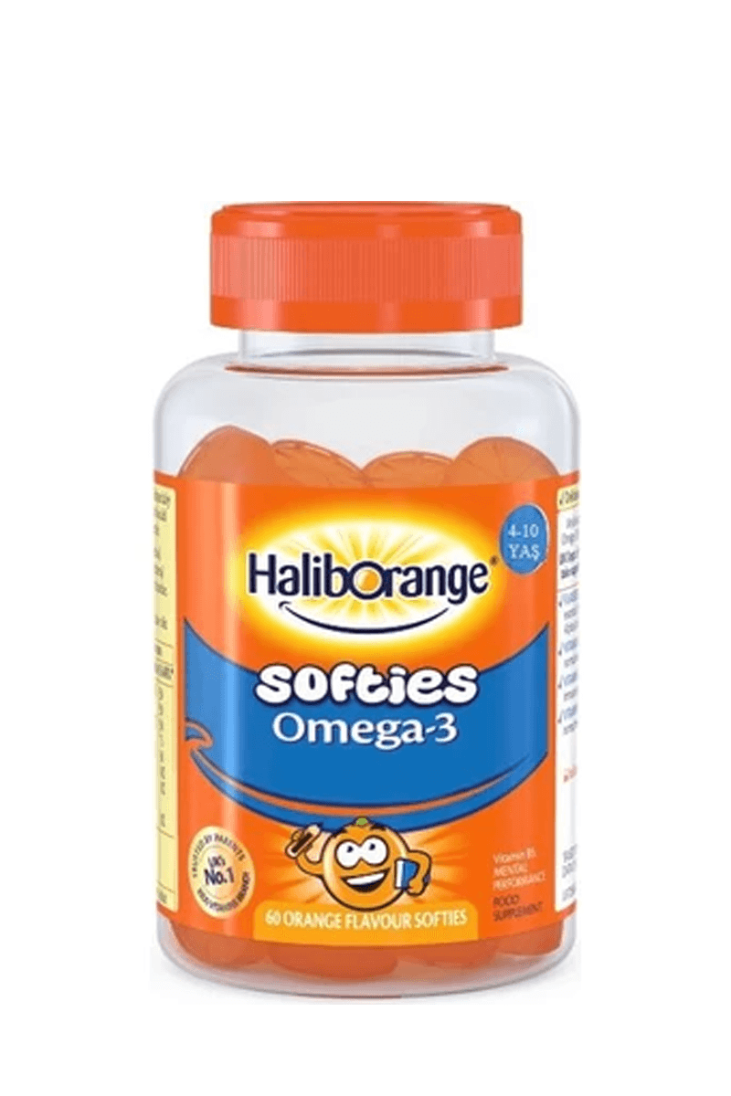 Haliborange Portakal Aromalı Omega-3 Destekli Multivitamin 60 Kapsül