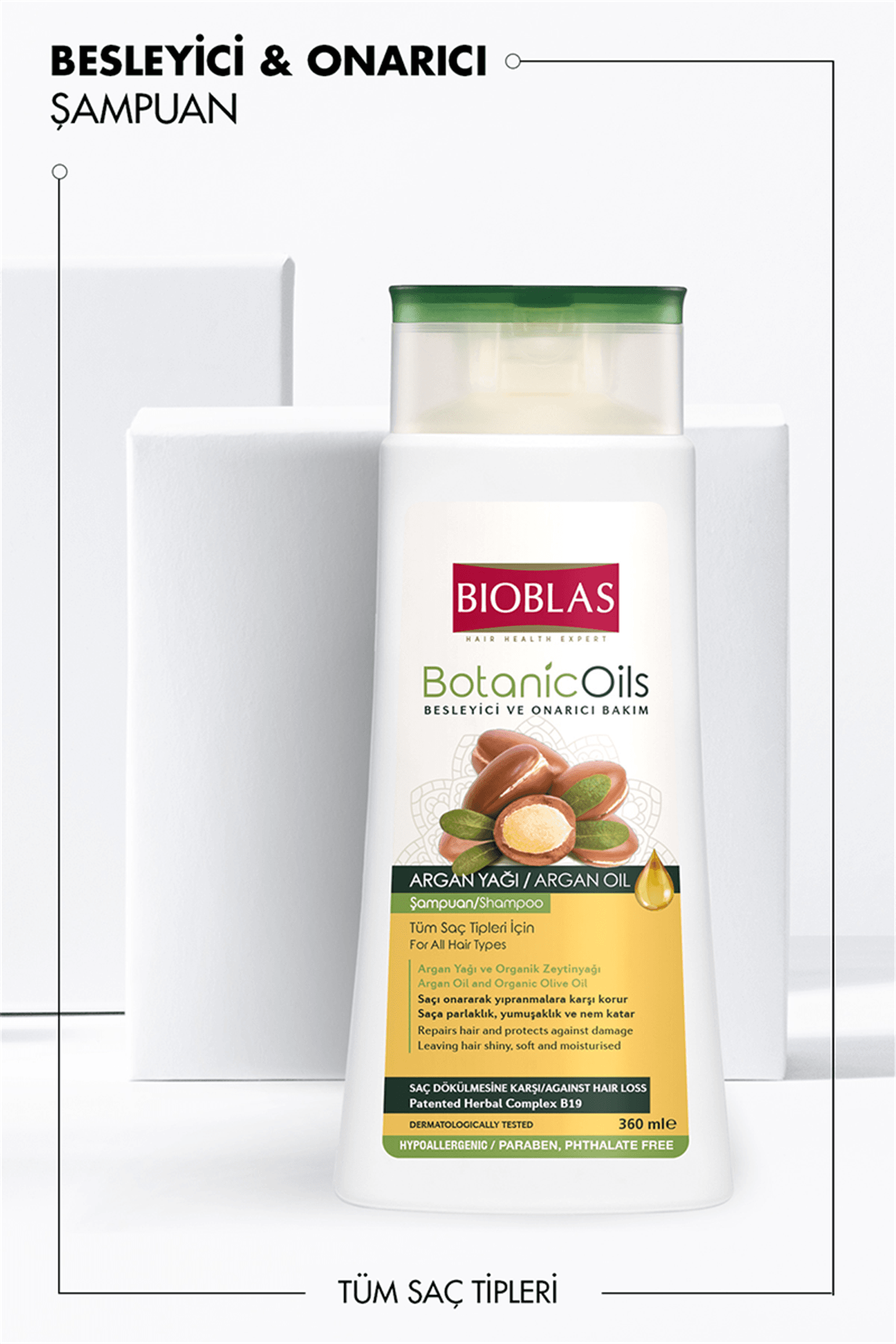 Bioblas Botanic Oils Argan Yağı Şampuanı 360 ml