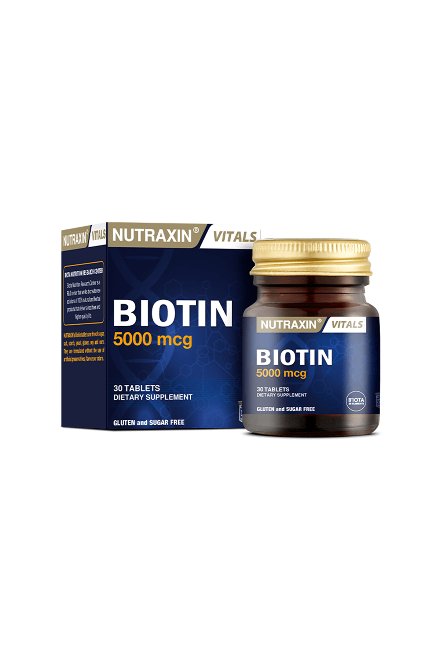 Nutraxin Biotin 5000 mcg 30 Tablet