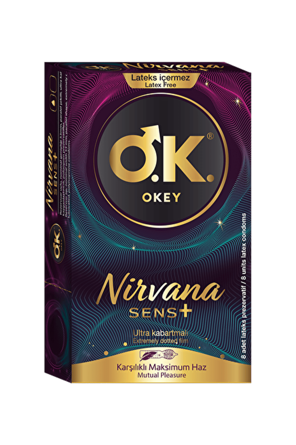 Okey Nirvana Sens Prezervatif 8'li