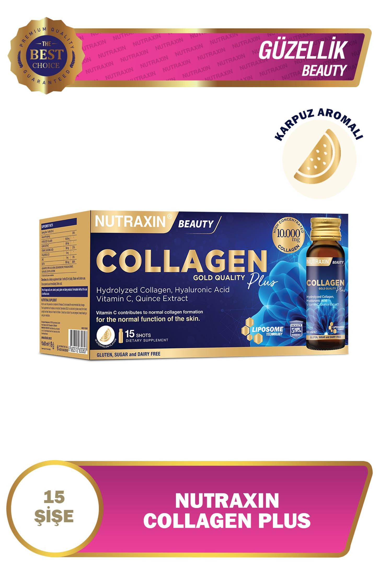 Nutraxin Beauty Collagen Plus 15x50 ml