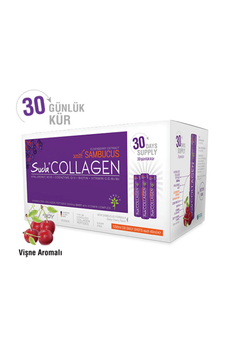 BigJoy Suda Collagen Sambucus Vişne Flavor 40ml x 30 Shot