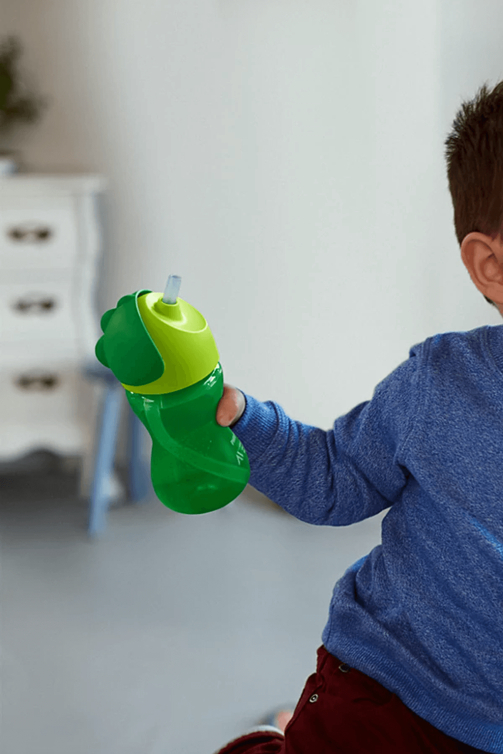 Philips Avent SCF 798/01 Desenli Pipetli Bardak 300 ml Erkek