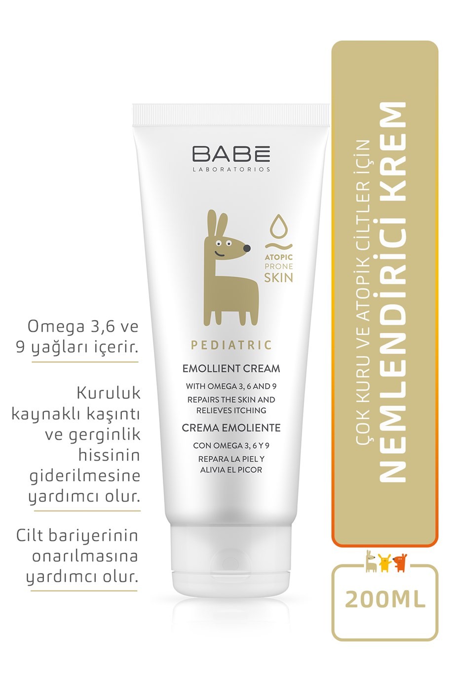 BABE Pediatrik Emolient Krem pH 6.0 - 200ml