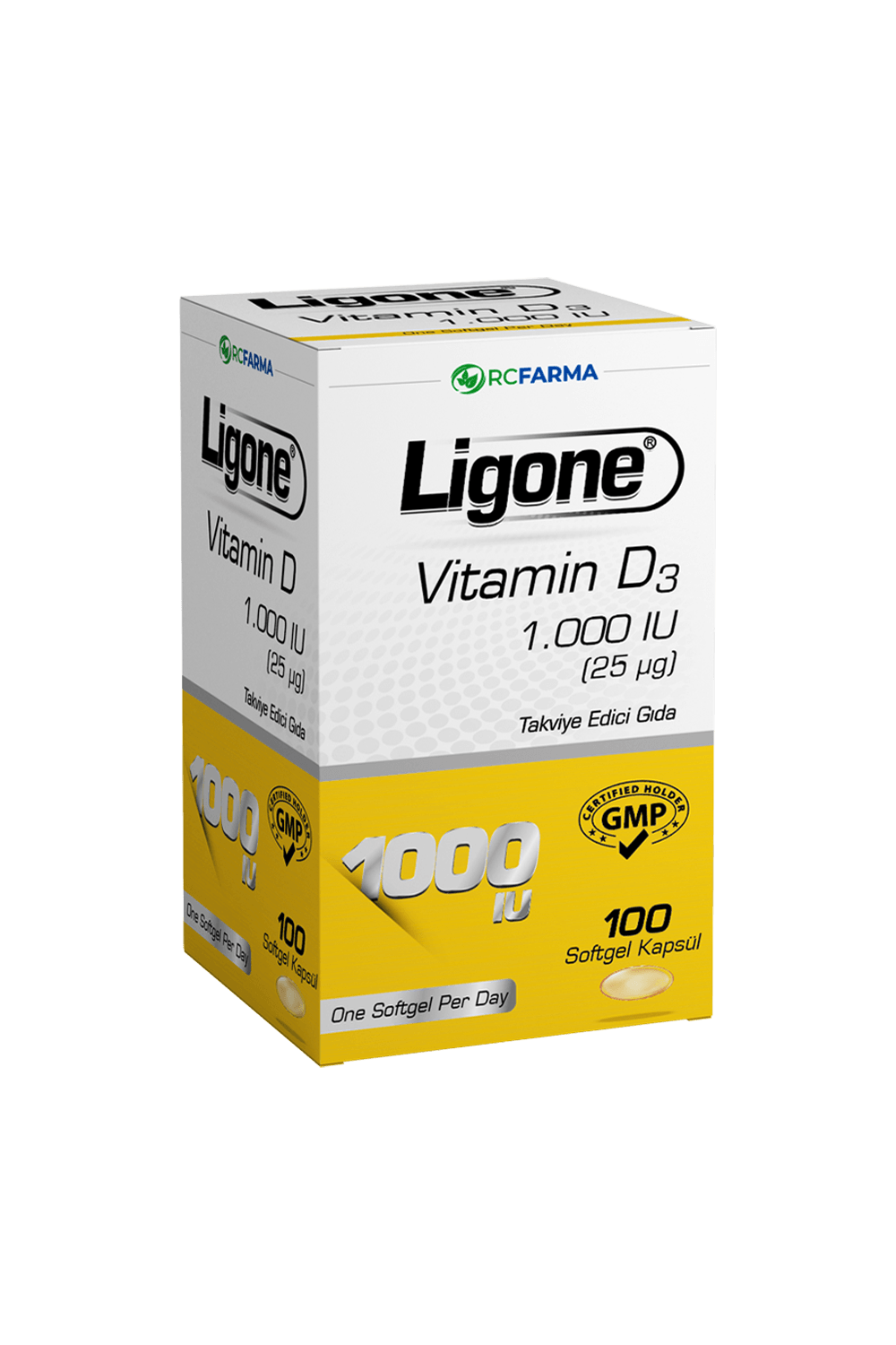 Ligone Vitamin D3 1.000 IU 100 Softgel