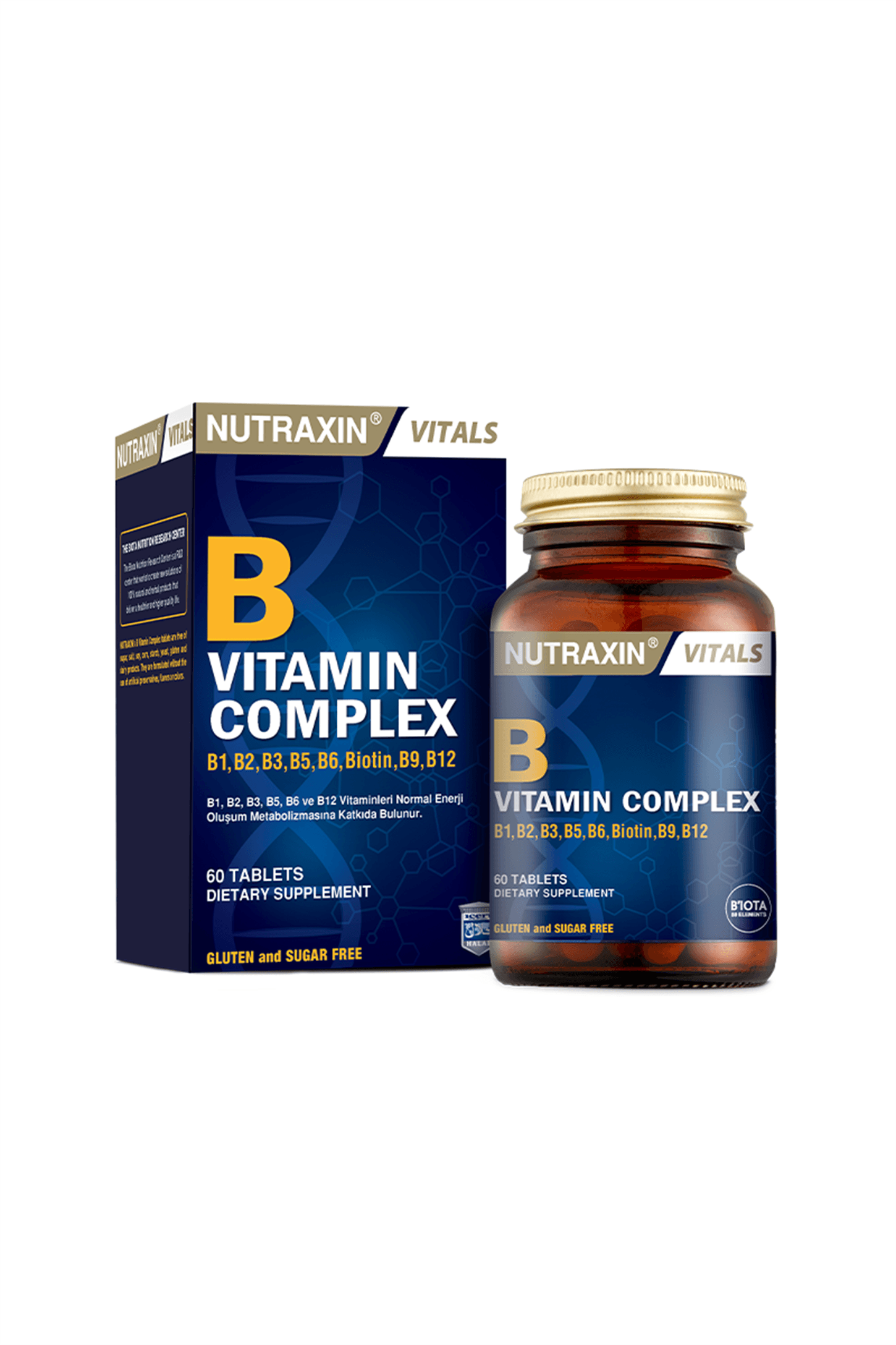 Nutraxin B Vitamin Complex 60 Tablet