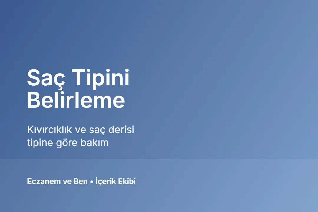 Saç tipini belirleme