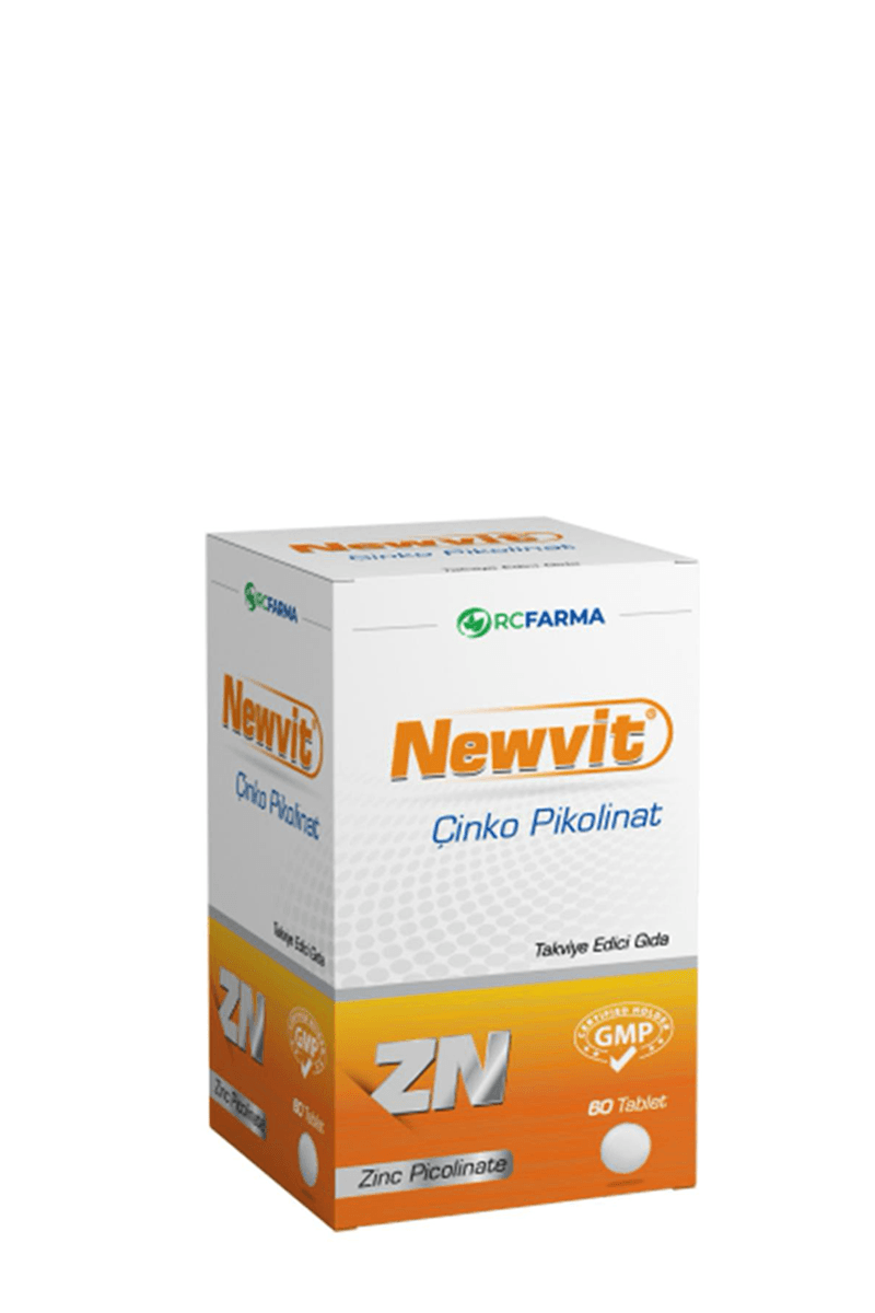 Newvit Çinko Pikolinat 15 mg 60 Tablet