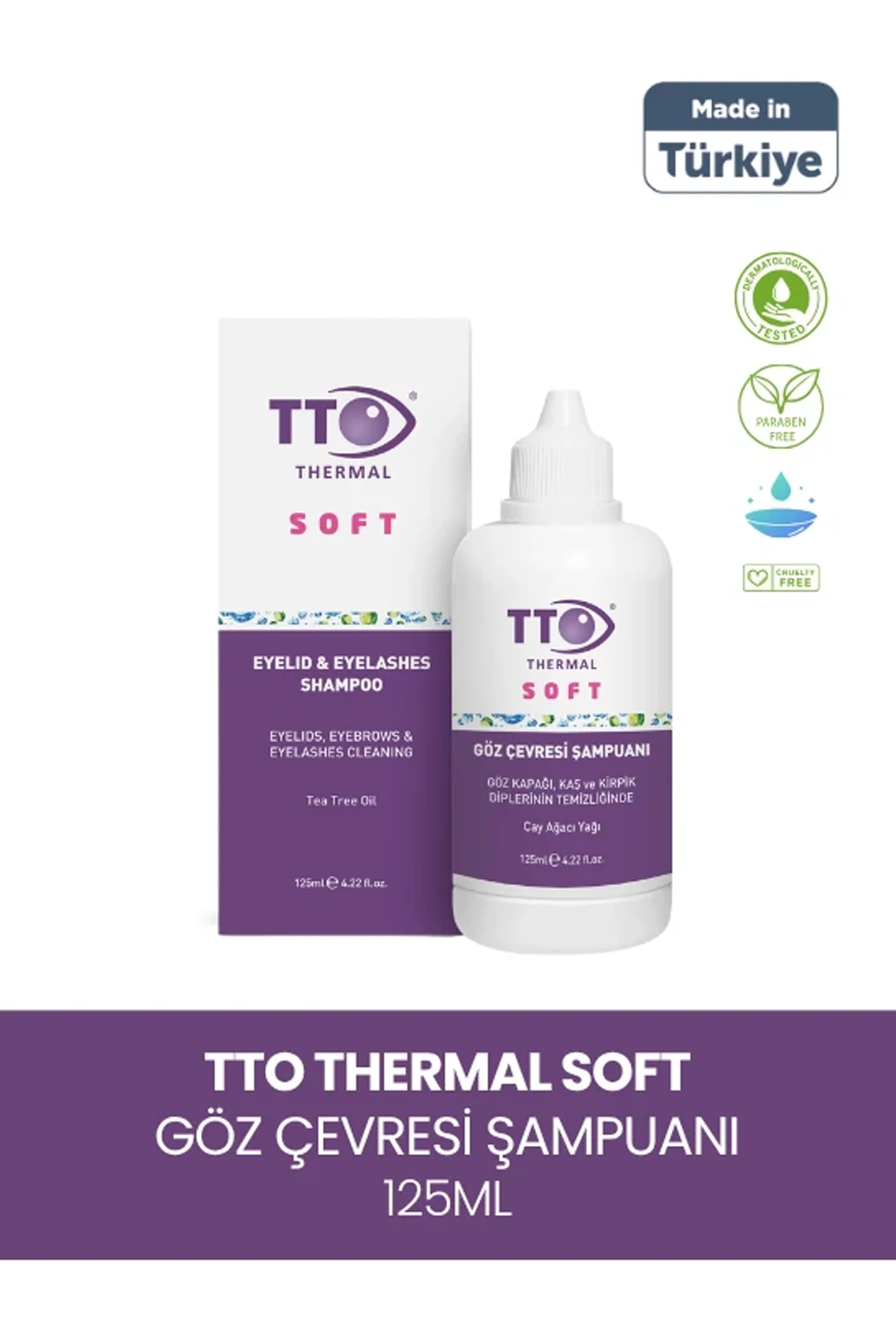 TTO Soft Göz Çevresi Şampuanı 125 ml