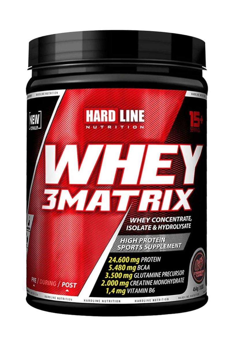 Hardline Whey 3MATRIX Çilekli 454 gr