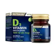 Nutraxin D3 Vitamin 1000 IU 120 Tablet