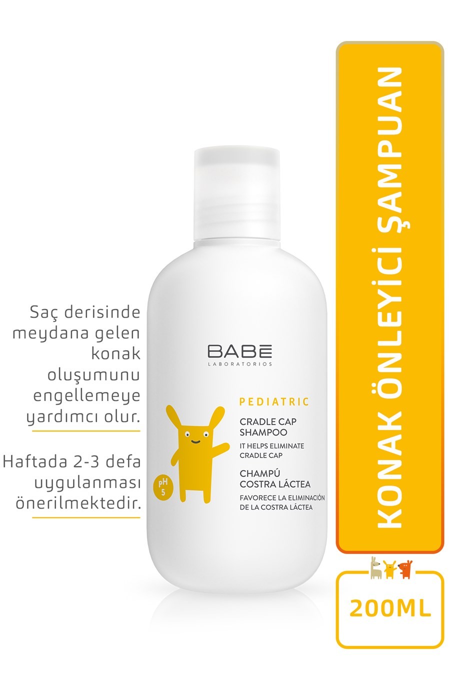 BABE Pediatrik Konak Şampuanı pH 5.0 - 200ml