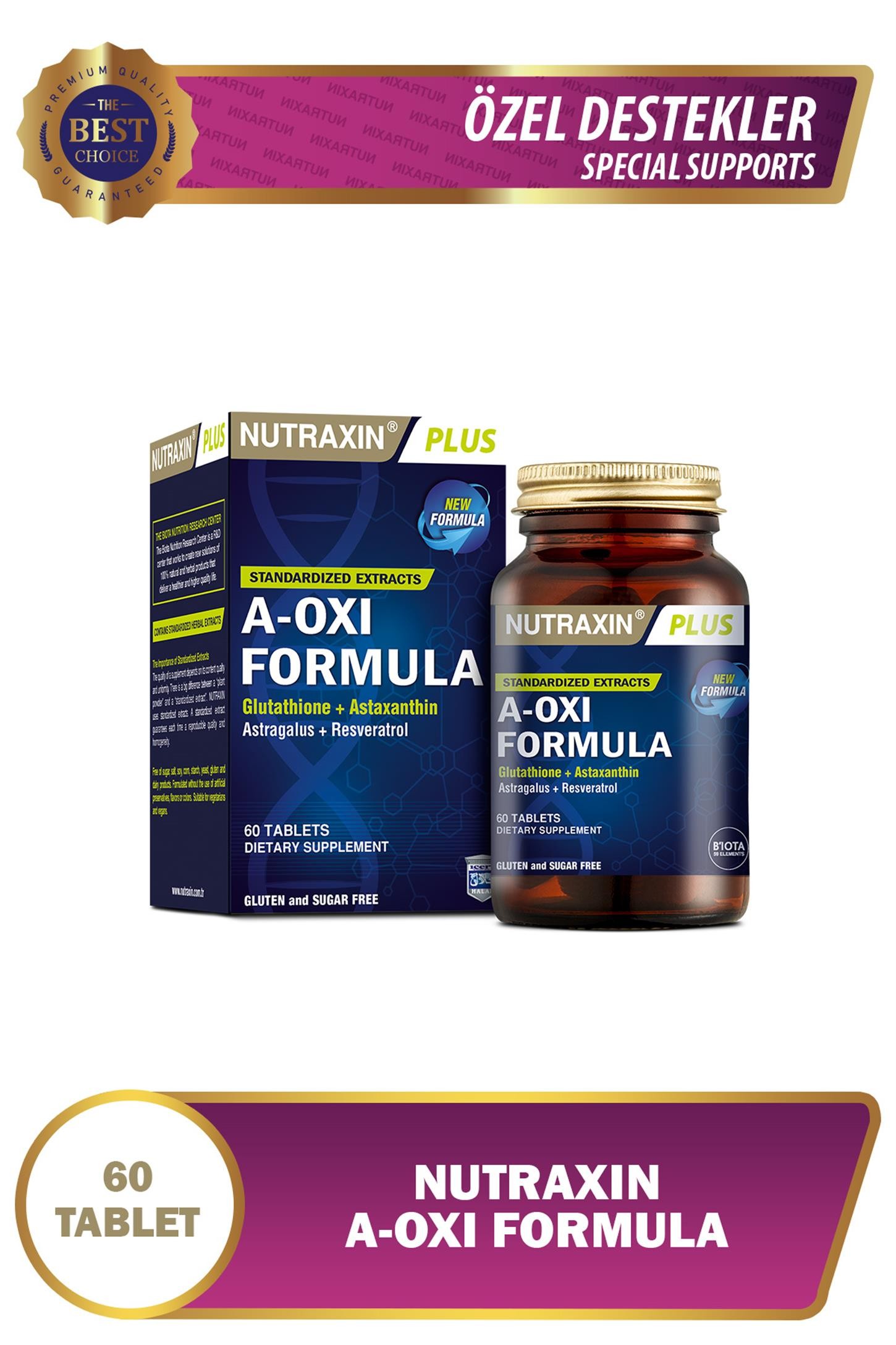 Nutraxin A-Oxi Formula 60 Kapsül