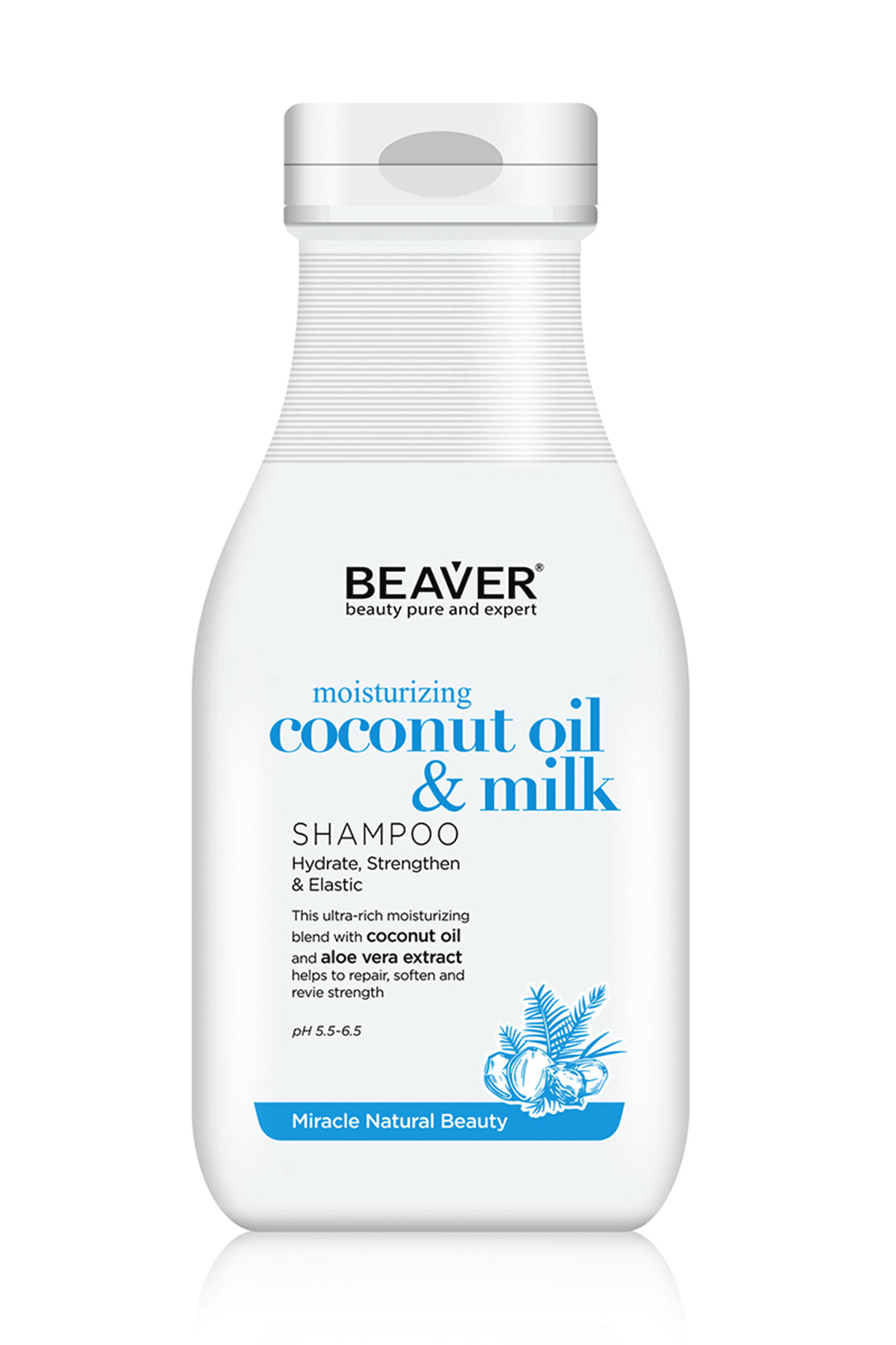 Beaver Coconut Oil & queinoa Shampoo 350ml