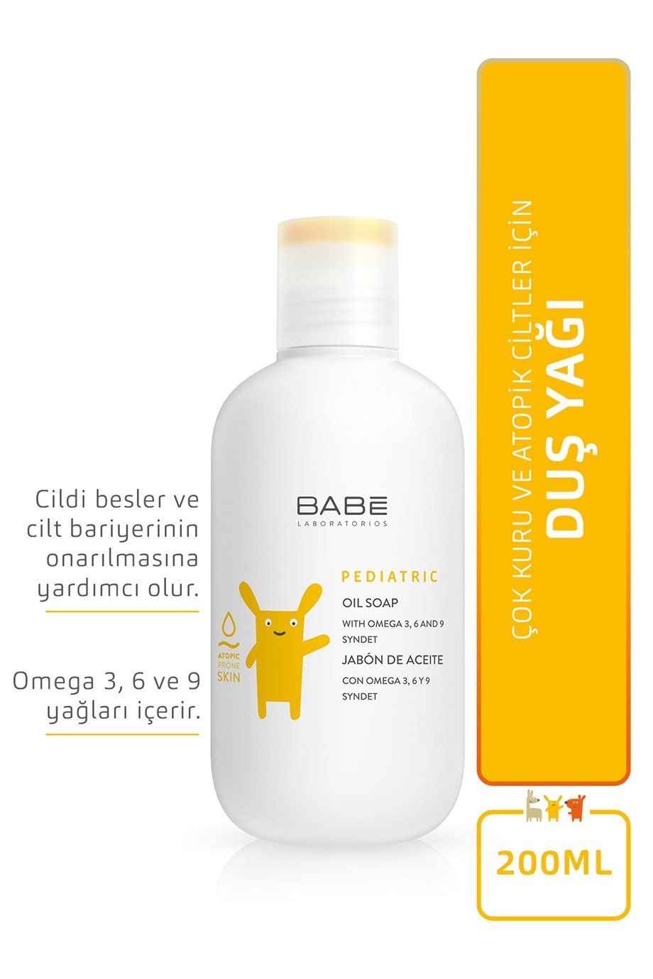 BABE Pediatric Oil Soap 200 ml