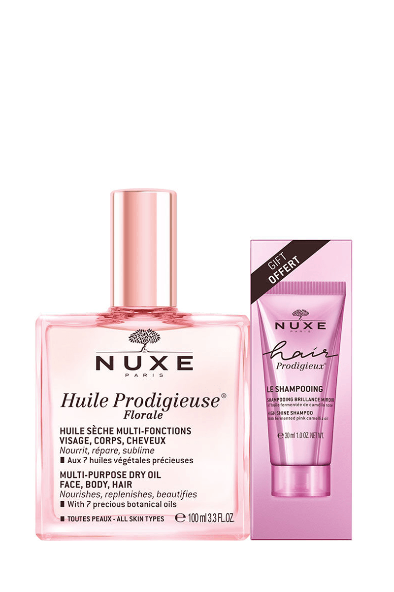 Nuxe Huile Prodigieuse Floral Çok Amaçlı Kuru Yağ - Şampuan Hediyeli