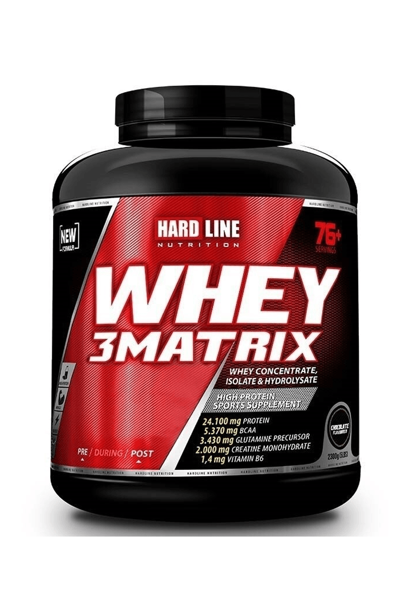 Hardline Whey 3MATRIX Çilekli 2300 gr