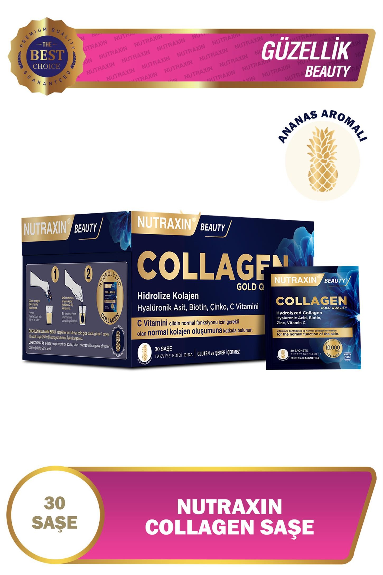 Nutraxin Hydrolyzed Collagen Sase 30 x 11 gr