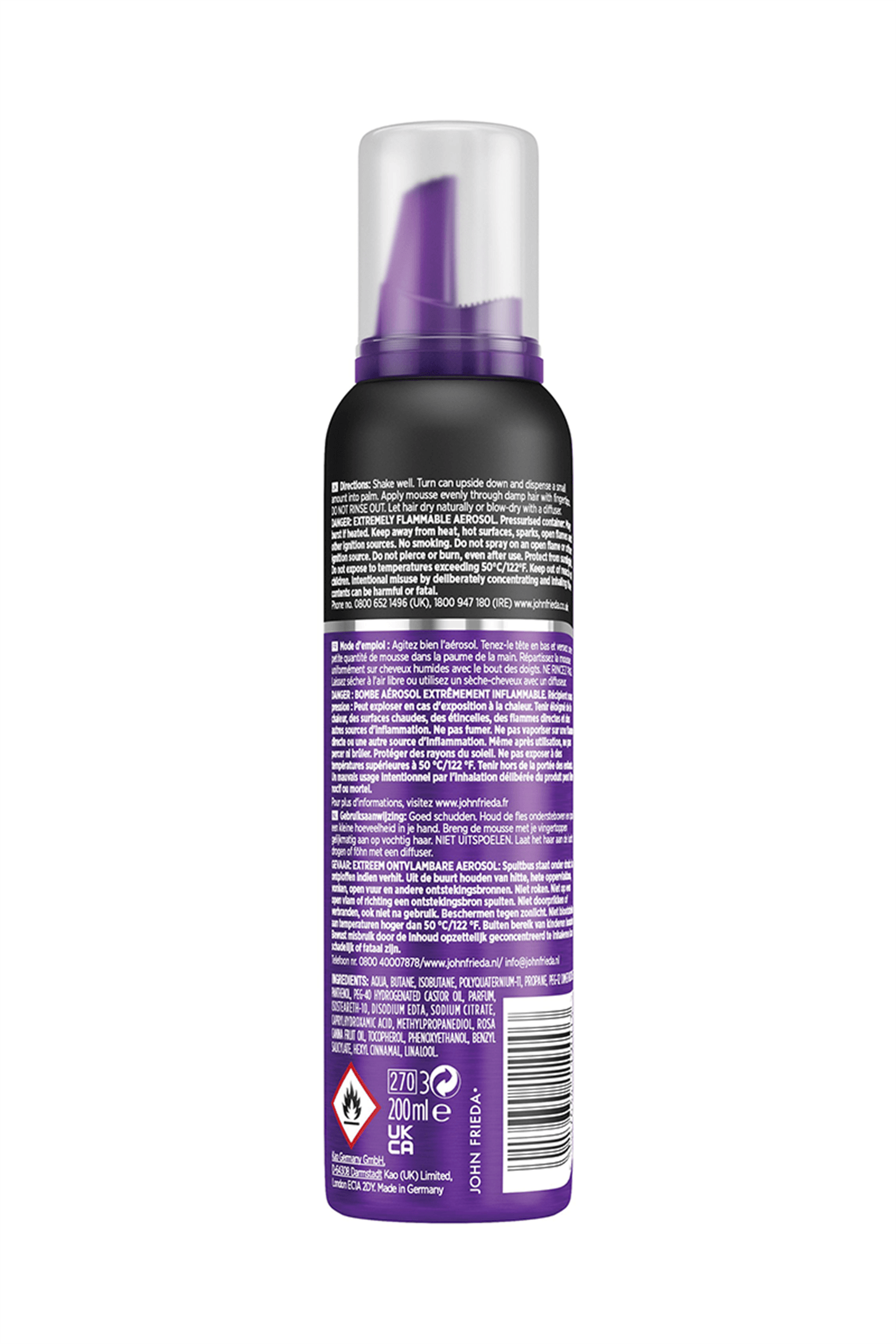 John Frieda Bukle Belirginleştirici Saç Köpüğü 200ml