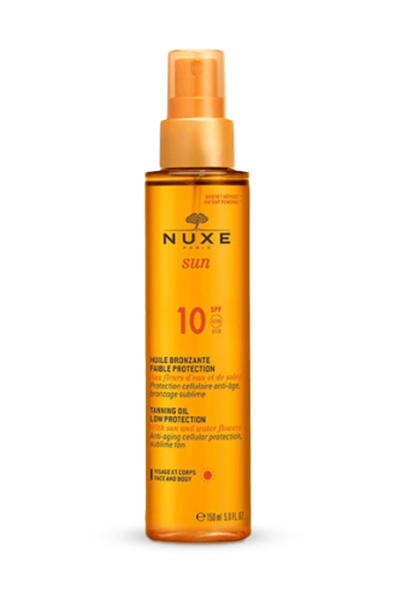 Nuxe Bronzlaştırıcı Yüz ve Vücut Yağı SPF10 150 ml